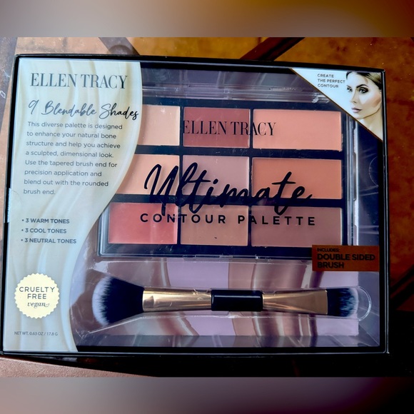 ELLEN TRACY Ultimate Contour Set w/Duo ended Brush - Picture 1 of 5